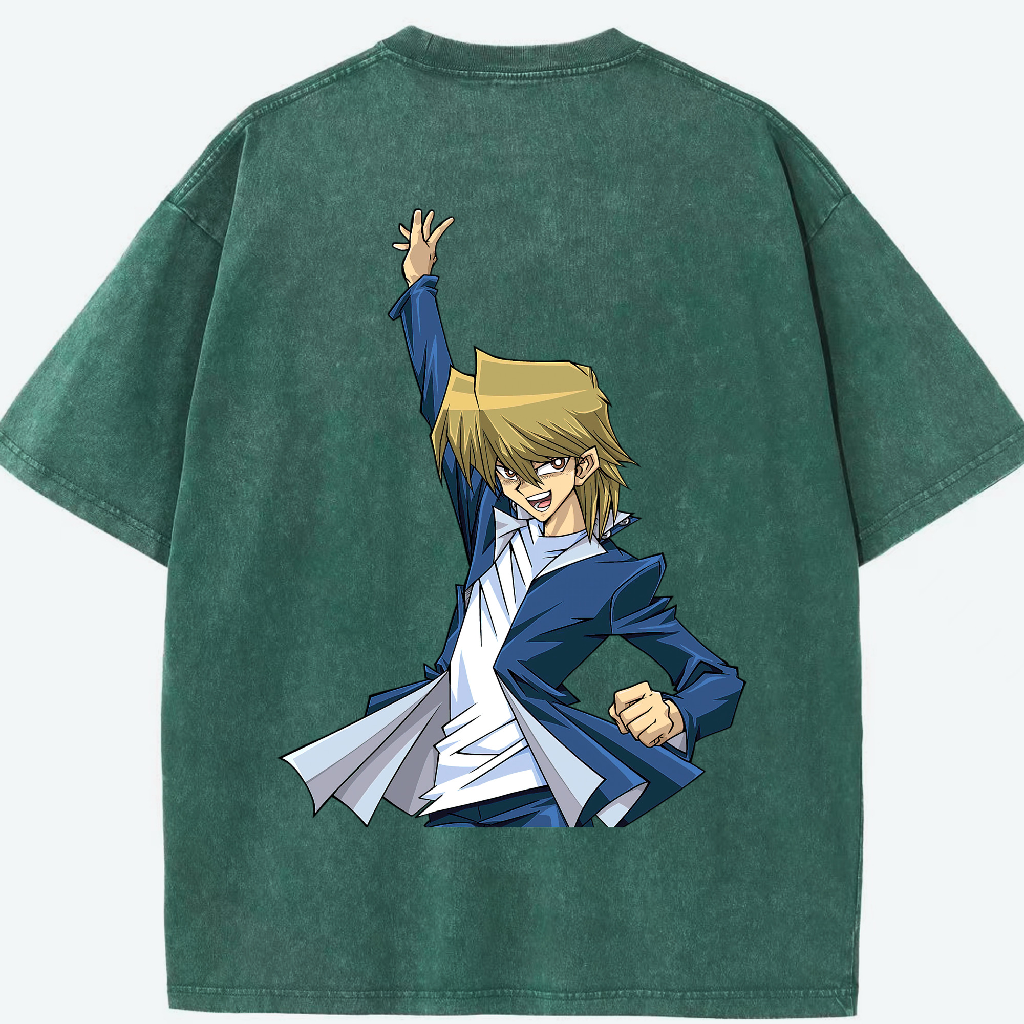 （画像用） 遊☆戯☆王 Yu-Gi-Oh! 綿100% ヴィンテージ風 半袖Tシャツ（背面プリント）